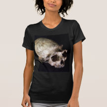 Early human skull tshirt