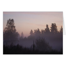 Early morning mist cards