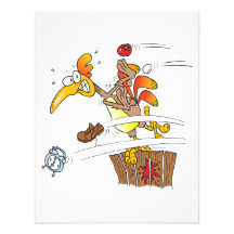 early morning rooster attack custom announcements