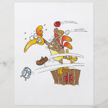 early morning rooster attack flyer
