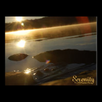 Early Morning Serenity Print - With Label posters