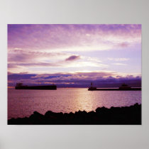Early Morning Ship Arrival Posters