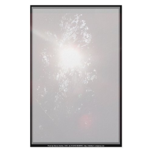 Early Morning Sun Rays #18 stationery