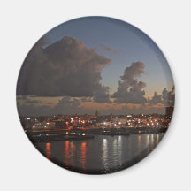 Early morning sunrise in San Juan Fridge Magnet