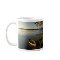 Early morning vapor over Lake Annis, Nova Scotia, Mugs