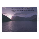 Early Morning with Verse Greeting Cards