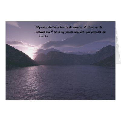 Early Morning with Verse Greeting Cards by jasonmit