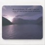 Early Morning with Verse Mousepad