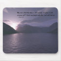 Early Morning with Verse Mousepad