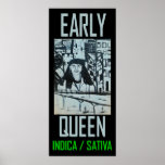 EARLY QUEEN INDICA SATIVA PRINT