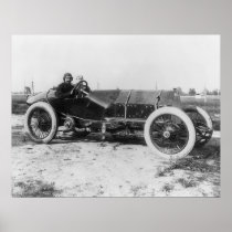 Early Race Car, 1913 Posters