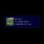 Early Spring Flowers Return Address Label
