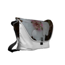 early spring wildflower messenger bag
