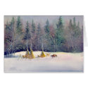 EARLY WINTER TIPI CAMP by SHARON SHARPE cards