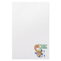 early worm catches the bird funny cartoon customized stationery