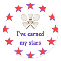 Earned My Stars Badminton