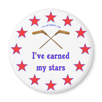 Earned My Stars Hockey Refrigerator Magnet