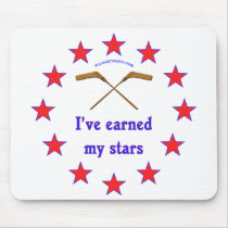 Earned My Stars Hockey Mousepads