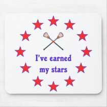 Earned My Stars Lacrosse Mouse Pads