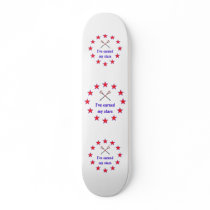 Earned My Stars Lacrosse Custom Skateboard