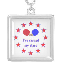 Earned My Stars Ping Pong Custom Necklace