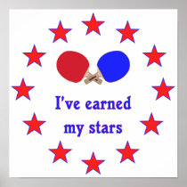 Earned My Stars Ping Pong Posters