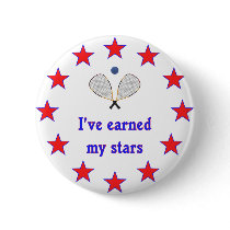 Earned My Stars Racquetball Buttons