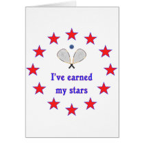 Earned My Stars Racquetball Cards
