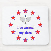 Earned My Stars Racquetball Mouse Pad