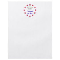 Earned My Stars Tennis Full Color Flyer