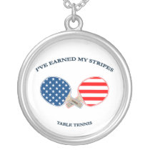 Earned My Stripes Table Tennis Necklace