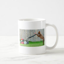 Earning his keep mugs