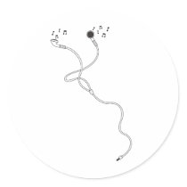 Earphones Stickers