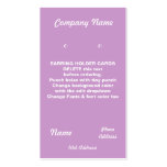 EARRING Cards Custom business cards