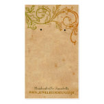Earring Holder Business Card Template