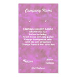 EARRING HOLDER Cards Custom business cards Pink