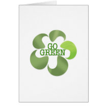 EART DAY GO GREEN cards