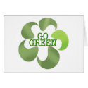 EART DAY GO GREEN cards