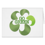EART DAY GO GREEN cards