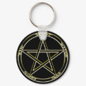Earth, Air & Fire Pentagram 2 Keychain