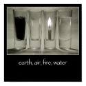 earth, air, fire, water Poster posters