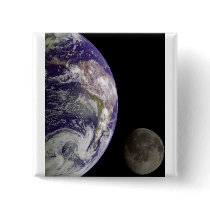 Earth and Moon by Galileo Button