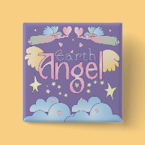 Earth Angel buttons