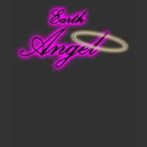 Earth Angel with Wings on back t-shirts