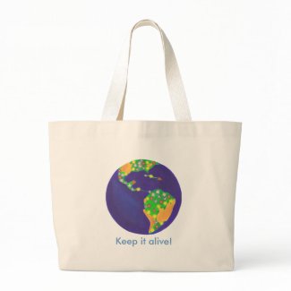 Earth bouquet - Keep it alive Earth Day bags bag