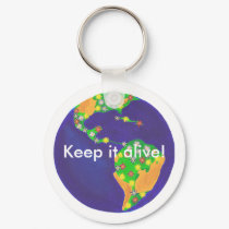 Earth bouquet - Keep it alive Earth Day keychains by Cherylsart Earth bouquet - Keep it alive Earth Day keychains