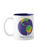 Earth bouquet - Keep it alive, earth day mugs mugs