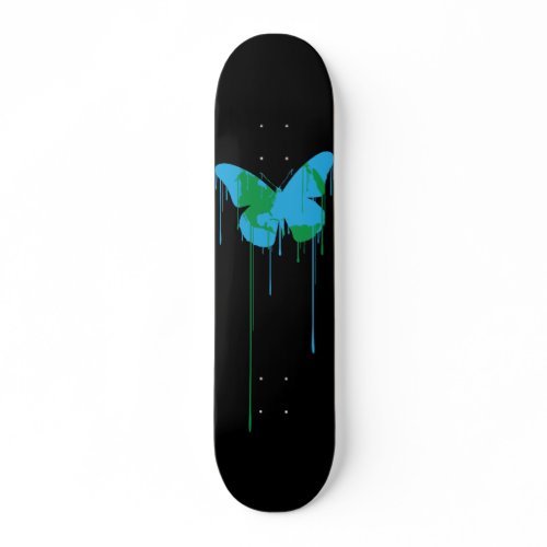 Earth Butterfly Skateboard skateboard