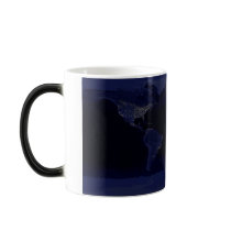 Earth By Night - Morphing Mug