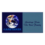 Earth Caretaker Personalized Photo Card